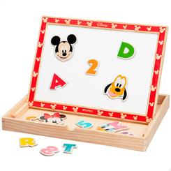 La magia del aprendizaje llega con la Pizarra Magnética de Madera Disney, un juego educativo que combina diversión y creatividad con los personajes más queridos: Mickey, Minnie y Pluto